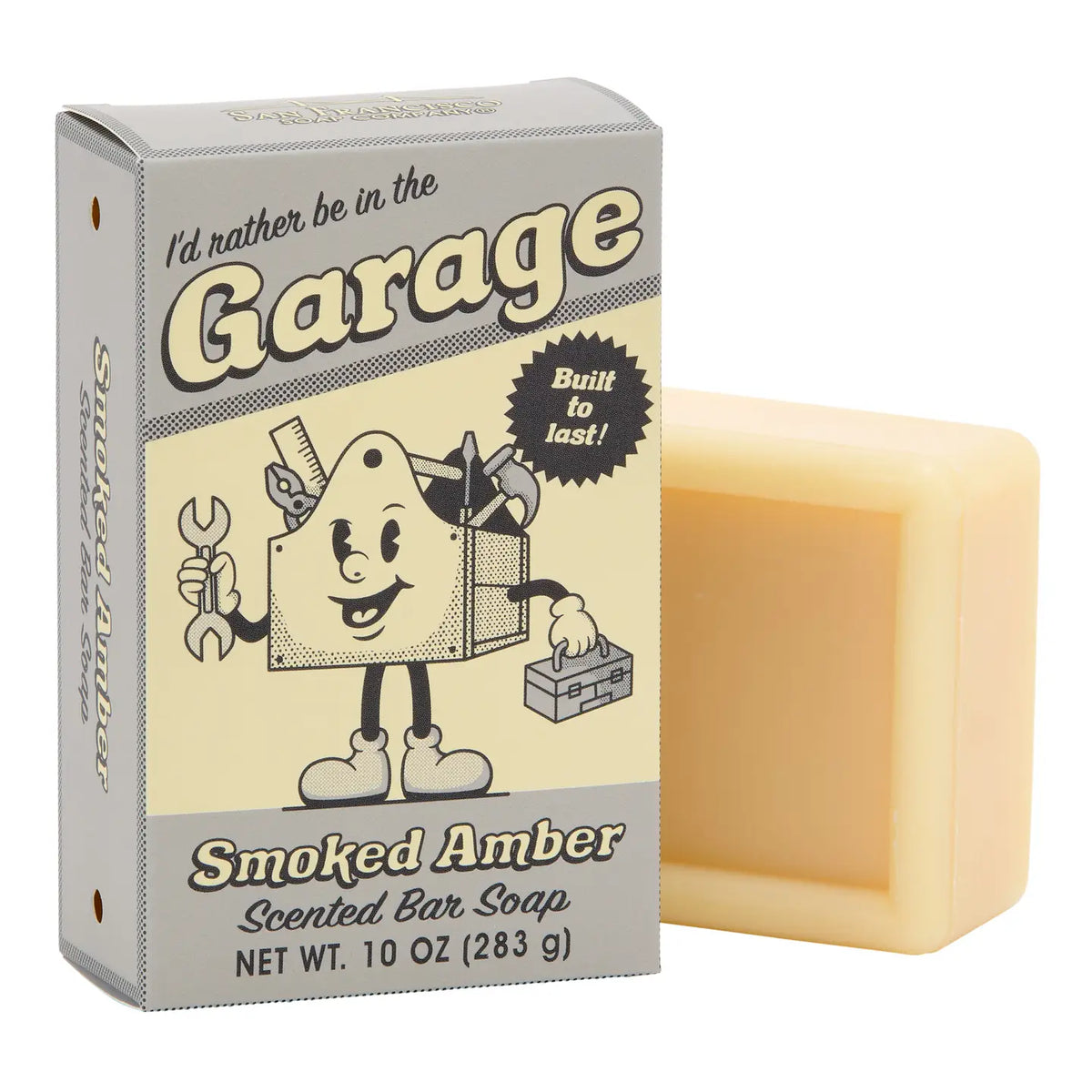 Men's "I'd Rather Be" In The Garage Smoked Amber Soap