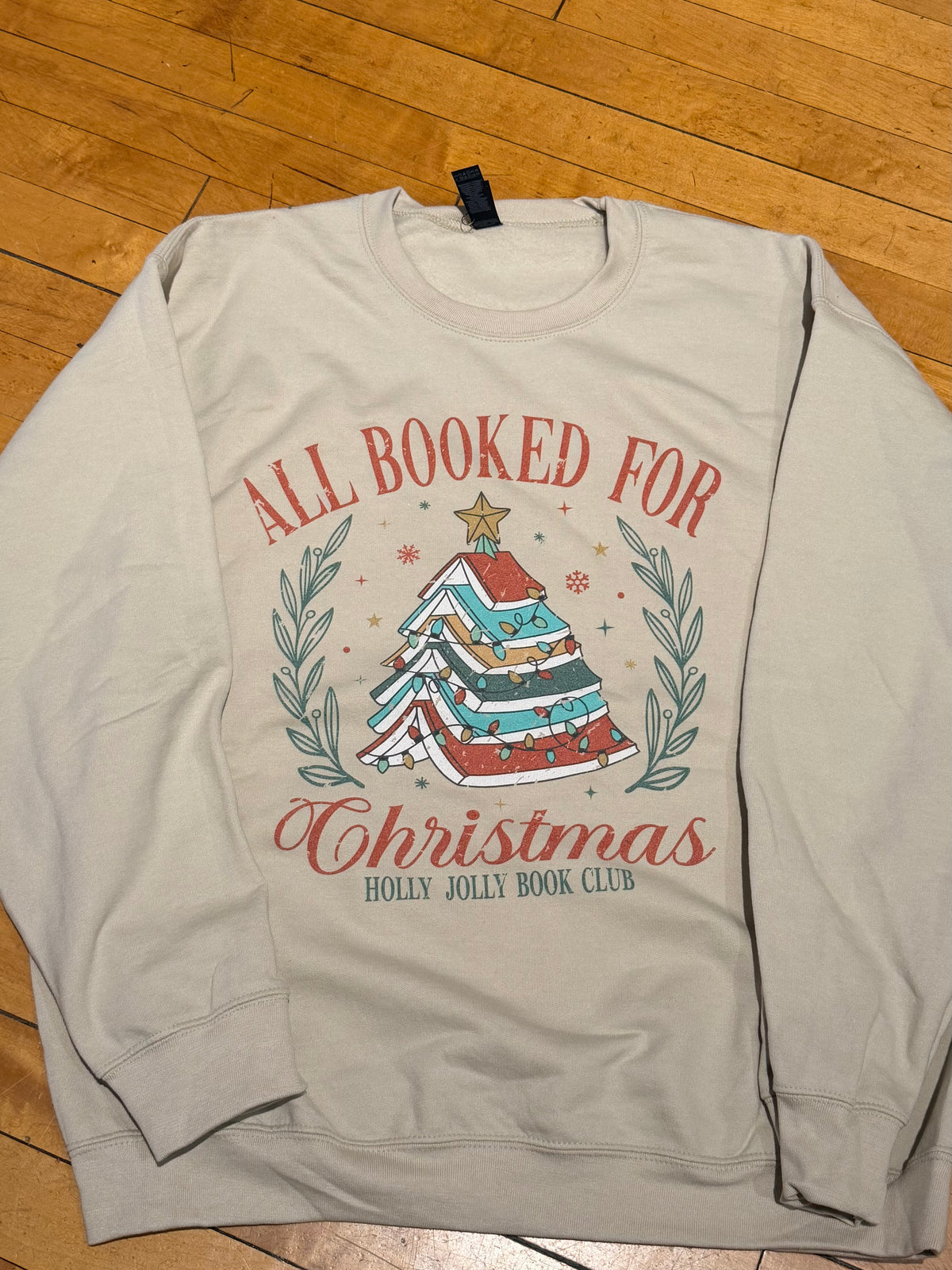 All Booked For Christmas Sweatshirt