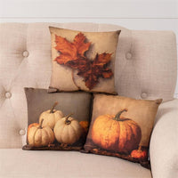 Mini Pillows-Pumpkin and Leaf Paintings
