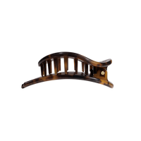 Tortoise | Medium | Flat Circle Hair Clip