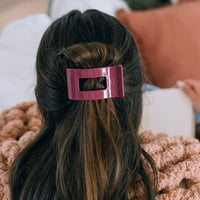 Teleties Flat Rectangle Hair Clip Medium