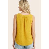 Smocked Chest Solid Top