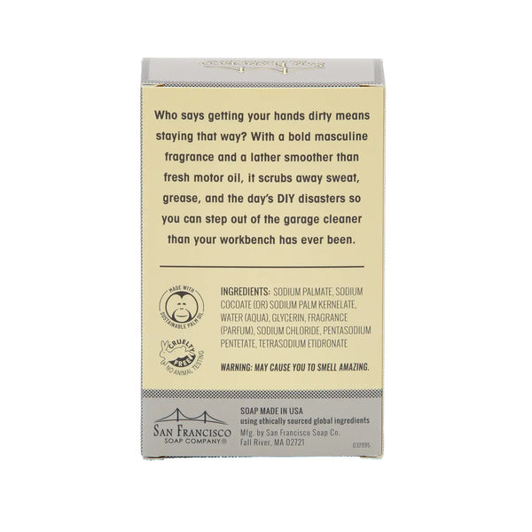 Men's "I'd Rather Be" In The Garage Smoked Amber Soap