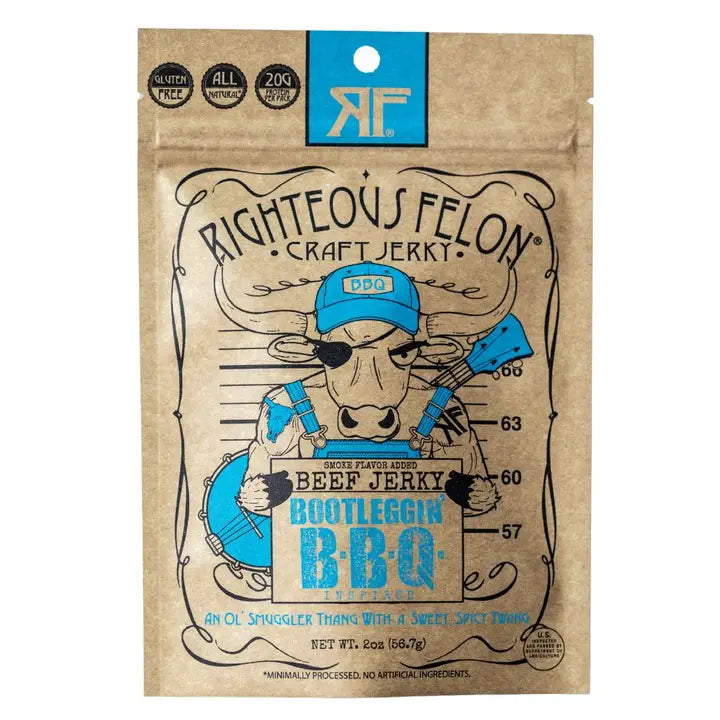 Bootleggin' Baby Blues Bbq Beef Jerky