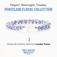 Holy Water Porcelain Cross Bracelet