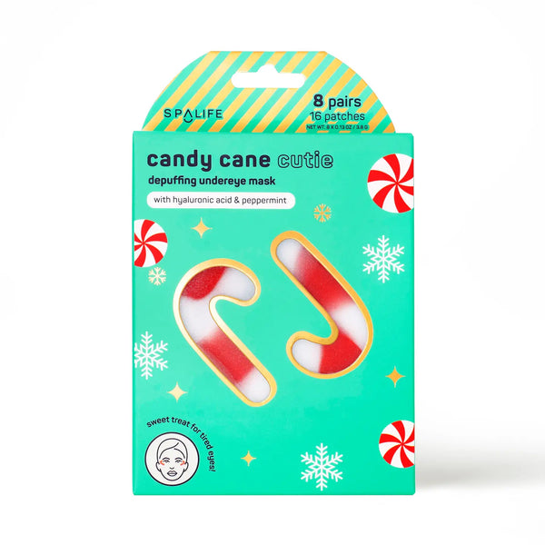 Christmas Holiday Candy Cane Cutie Depuffing Undereye Masks