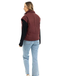 Corduroy Puffer Vest