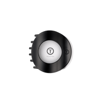 Jet Black | Medium | Flat Circle Hair Clip