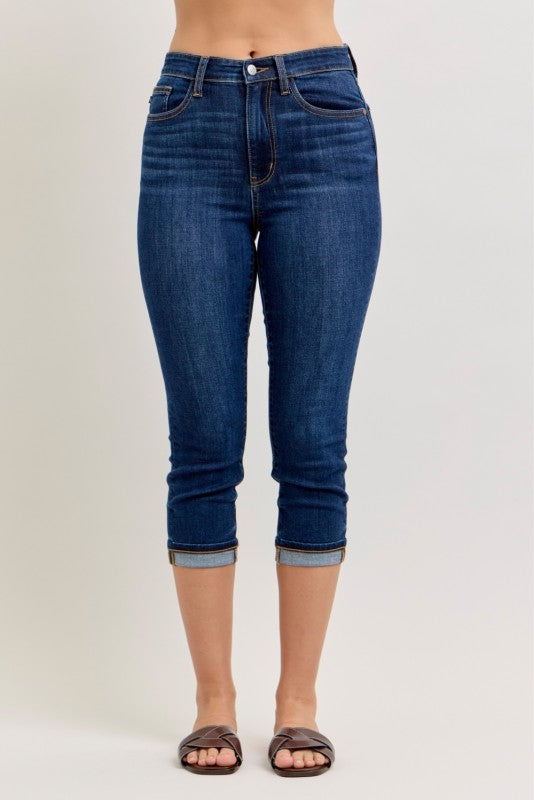 Judy Blue Capri W/ Single Cuff