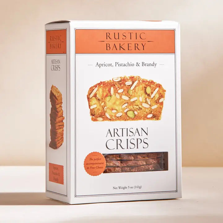Rustic Bakery Artisan Crisps - Apricot, Pistachio & Brandy