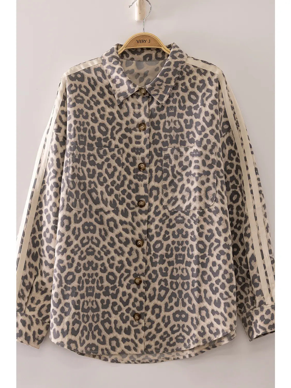 Leopard Print Utility Shirt