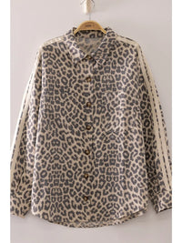 Leopard Print Utility Shirt