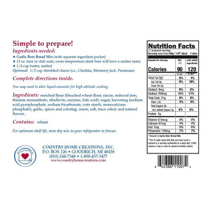 Garlic Beer Bread Mix