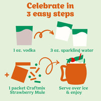 Craftmix Strawberry Mule Mixer Mocktail