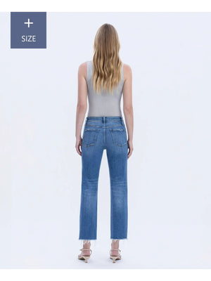 Lovervet By Vervet High Rise Plus Crop Straight