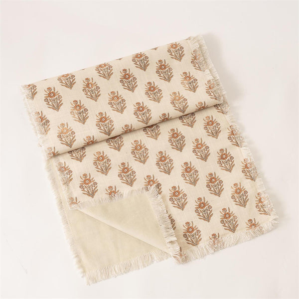 Table Runner - Block Print Silhouette