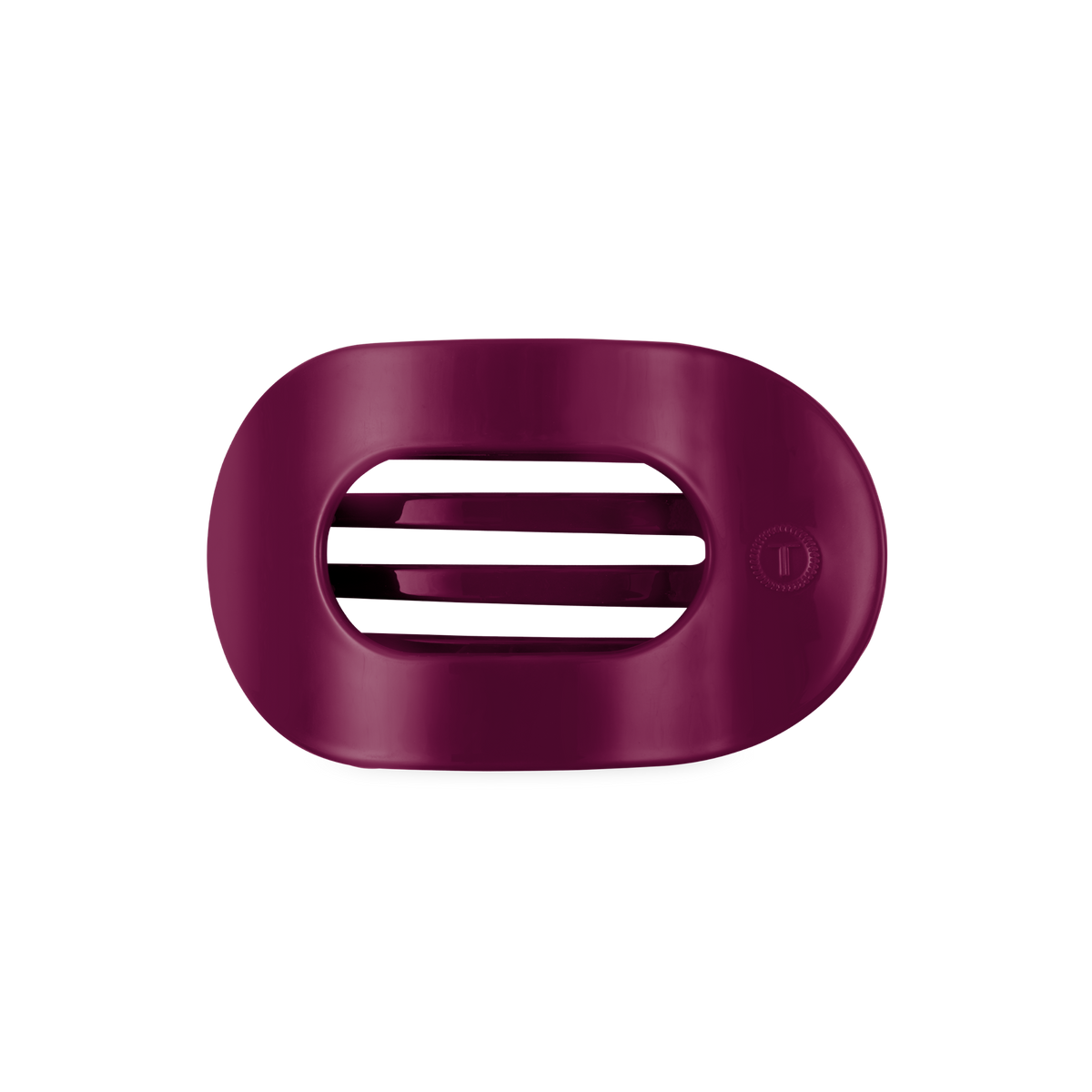 Mulberry | Medium | Flat Round Hair Clip