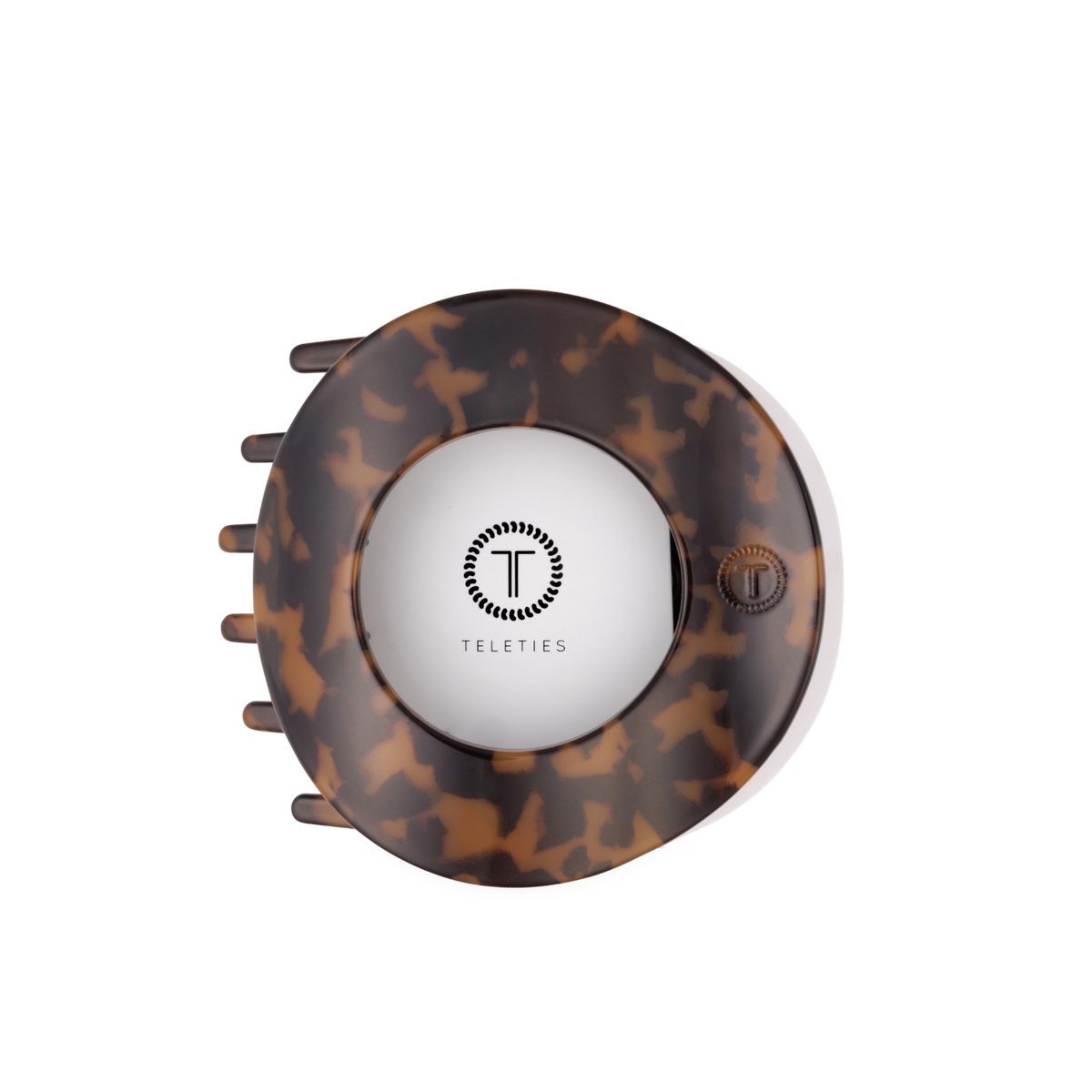 Tortoise | Large| Flat Circle Hair Clip