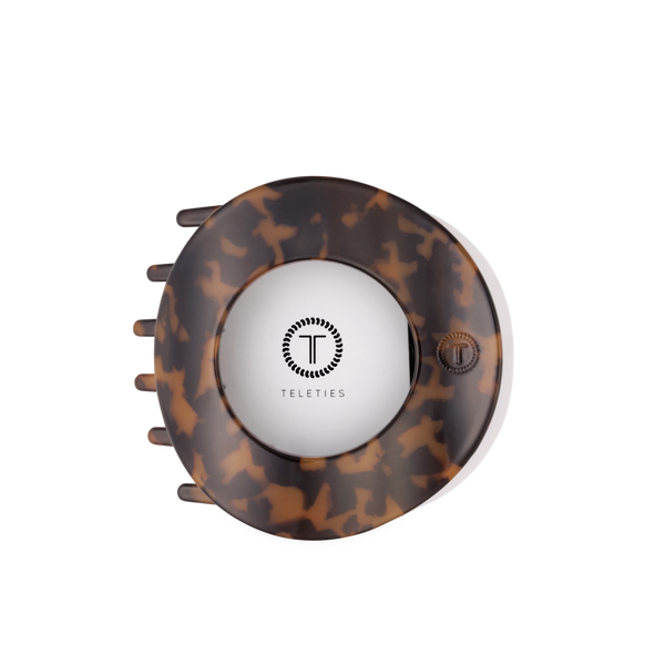 Tortoise | Large| Flat Circle Hair Clip
