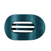 Teal With It | Large| Flat Round Hair Clip