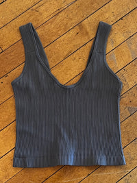 Ribbed Tank Top Crop