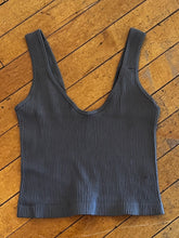 Load image into Gallery viewer, Ribbed Tank Top Crop
