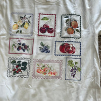 Short Sleeve Fruit Stamp T-Shirt