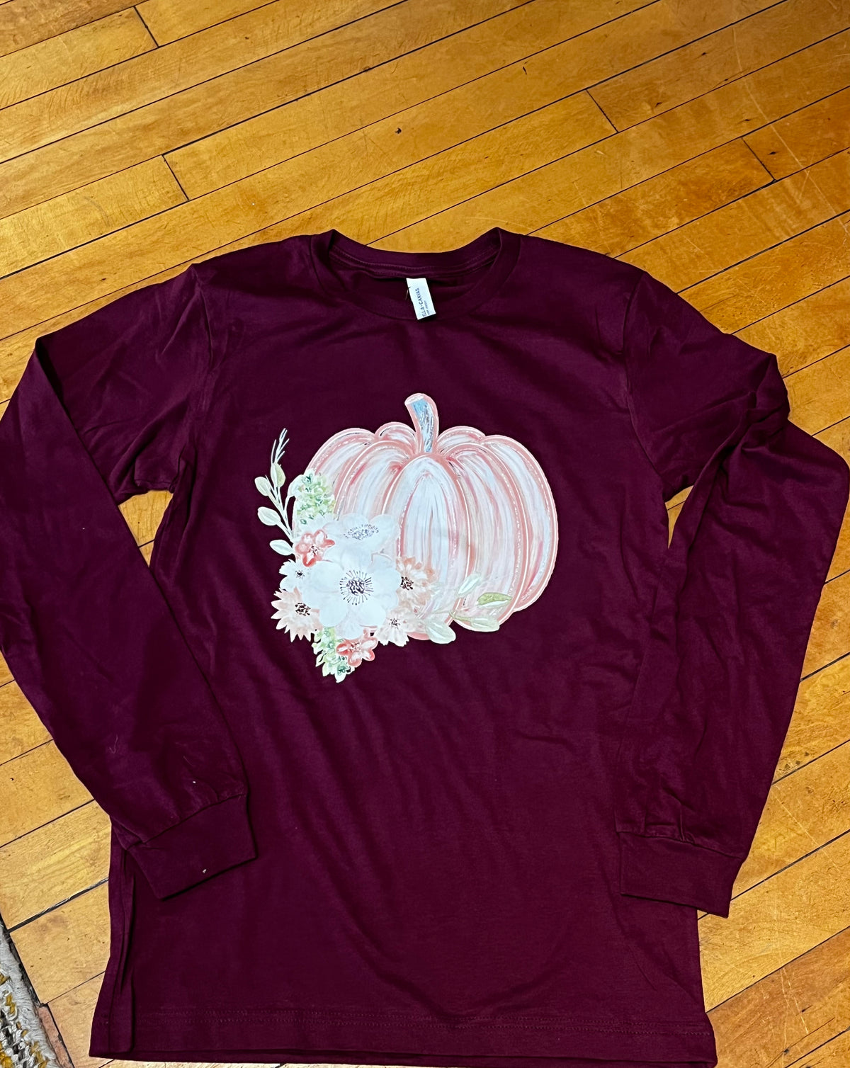 Long Sleeve Pumpkin T-Shirt