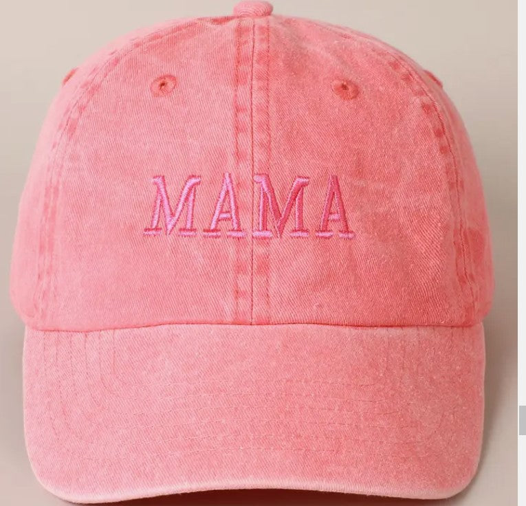 Embroidered MAMA Baseball Hat