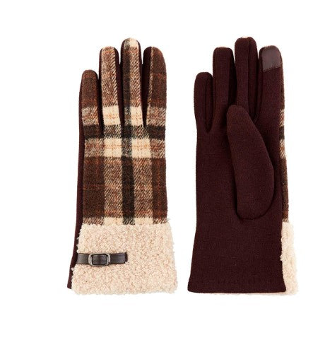 Tartan Boucle Glove