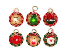 Load image into Gallery viewer, Light Up Christmas Dog Collar Charms
