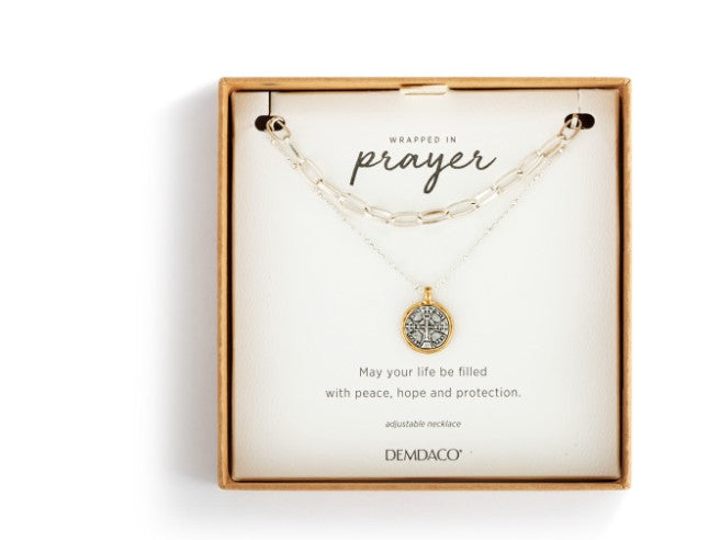 Wrapped in Prayer Layer Necklace