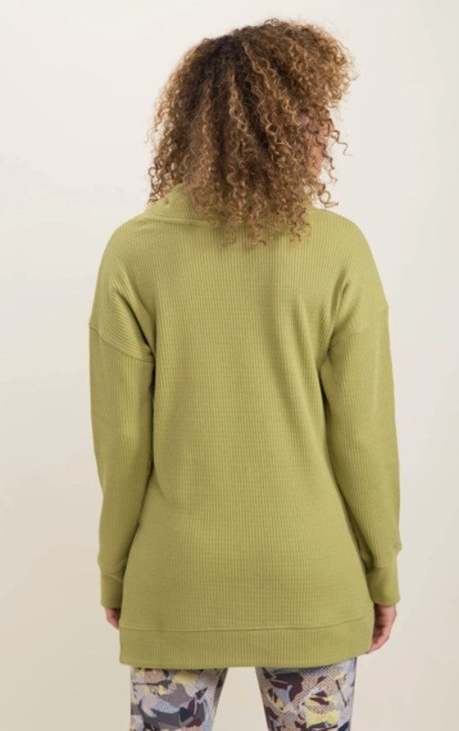 Hi-Lo Cowl Neck Pullover