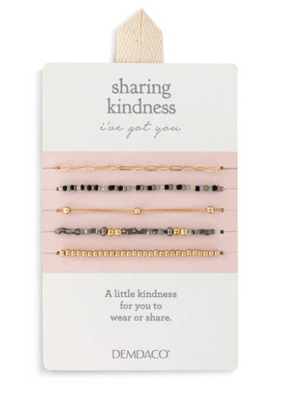 Sharing Kindness Set of 5 Bracelets