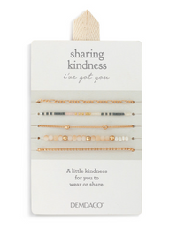 Sharing Kindness Set of 5 Bracelets