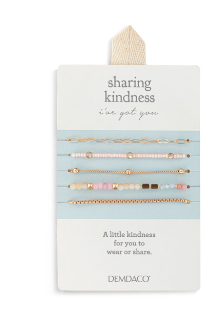 Sharing Kindness Set of 5 Bracelets