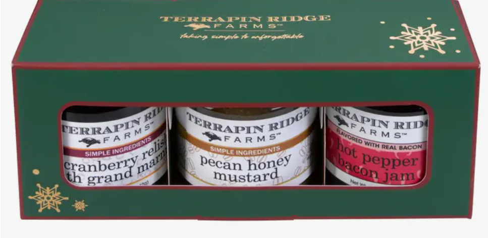 Terrapin Ridge Farms Gourmet Stocking Stuffer 3 Pack - Savory