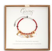 Load image into Gallery viewer, Charm Bracelet-Red Heart
