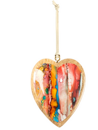 ArtLifting Heart Ornament - Lava Lamp