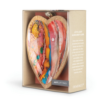 ArtLifting Heart Ornament - Lava Lamp