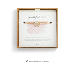 Load image into Gallery viewer, Grateful Heart Mother of Pearl Bracelet - Gold
