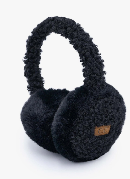 C.C Faux Fur Sherpa Earmuffs