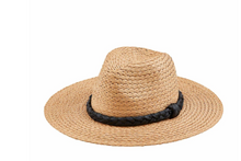 Load image into Gallery viewer, Braided Straw Fedora
