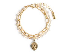 Sacred Heart Bracelet - Gold