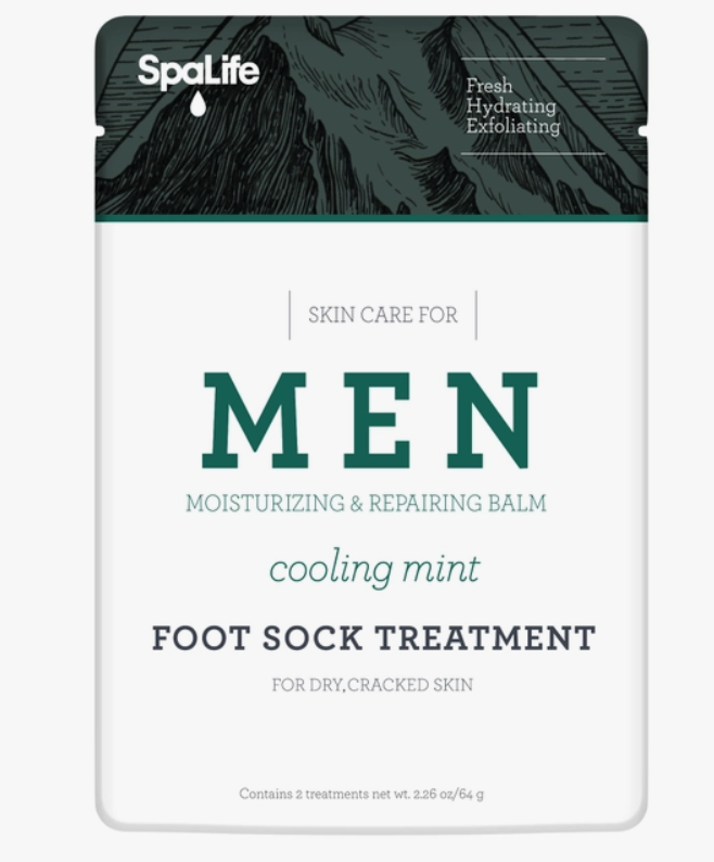 Men's Cooling Mint Moisturizing Foot Sock Treatment