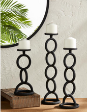 Load image into Gallery viewer, Chain Link Candlesticks
