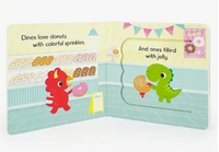 Dinos Love Donuts Lift-A-Flap Book