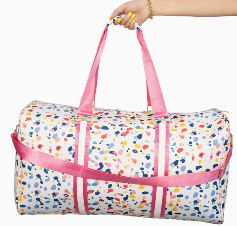 Confetti Print Weekender Bag