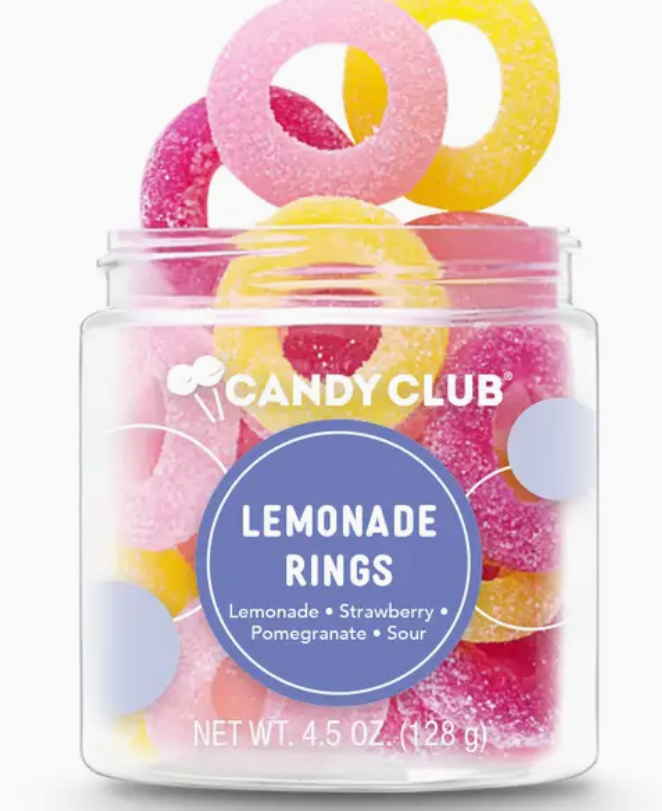 Cand Club Gummy Candy Lemonade Rings