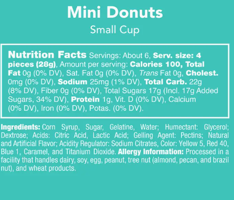 Candy Club Mini Donuts